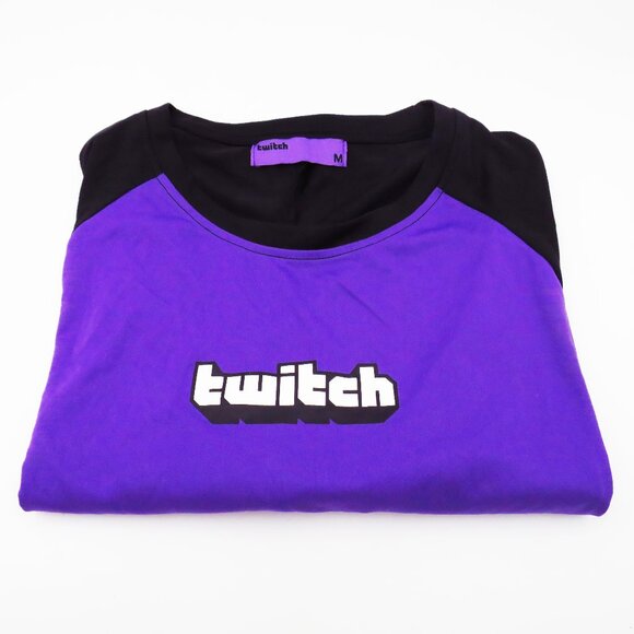 Twitch Partner Jersey TwitchCon 2019 Exclusive Size M Purple Black - Picture 1 of 14